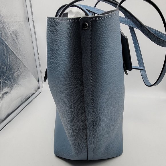 Coach Market Tote 58849 Chambray Blue - Picture 4 of 8